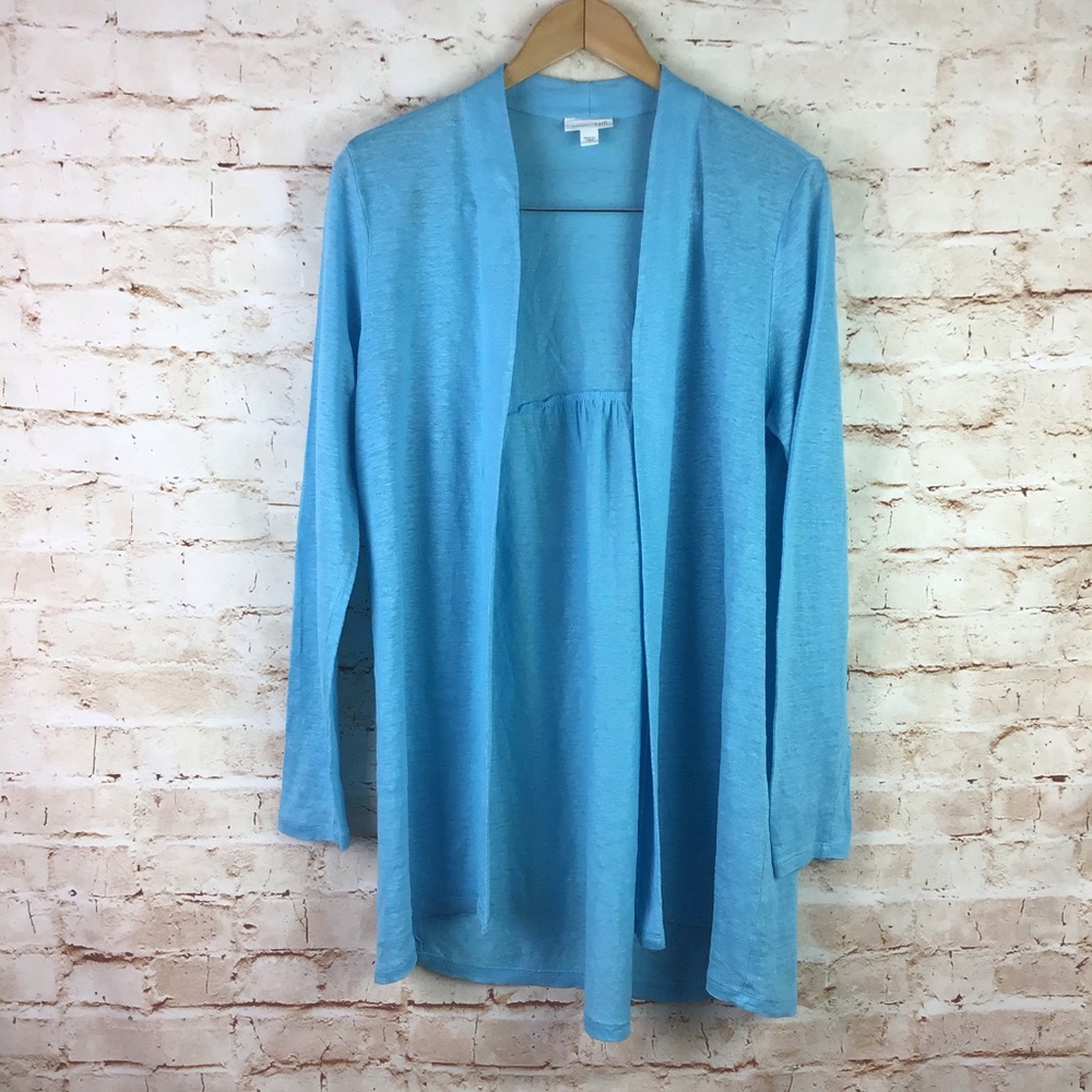 J. Jill Love Linen cardigan sweater Size small